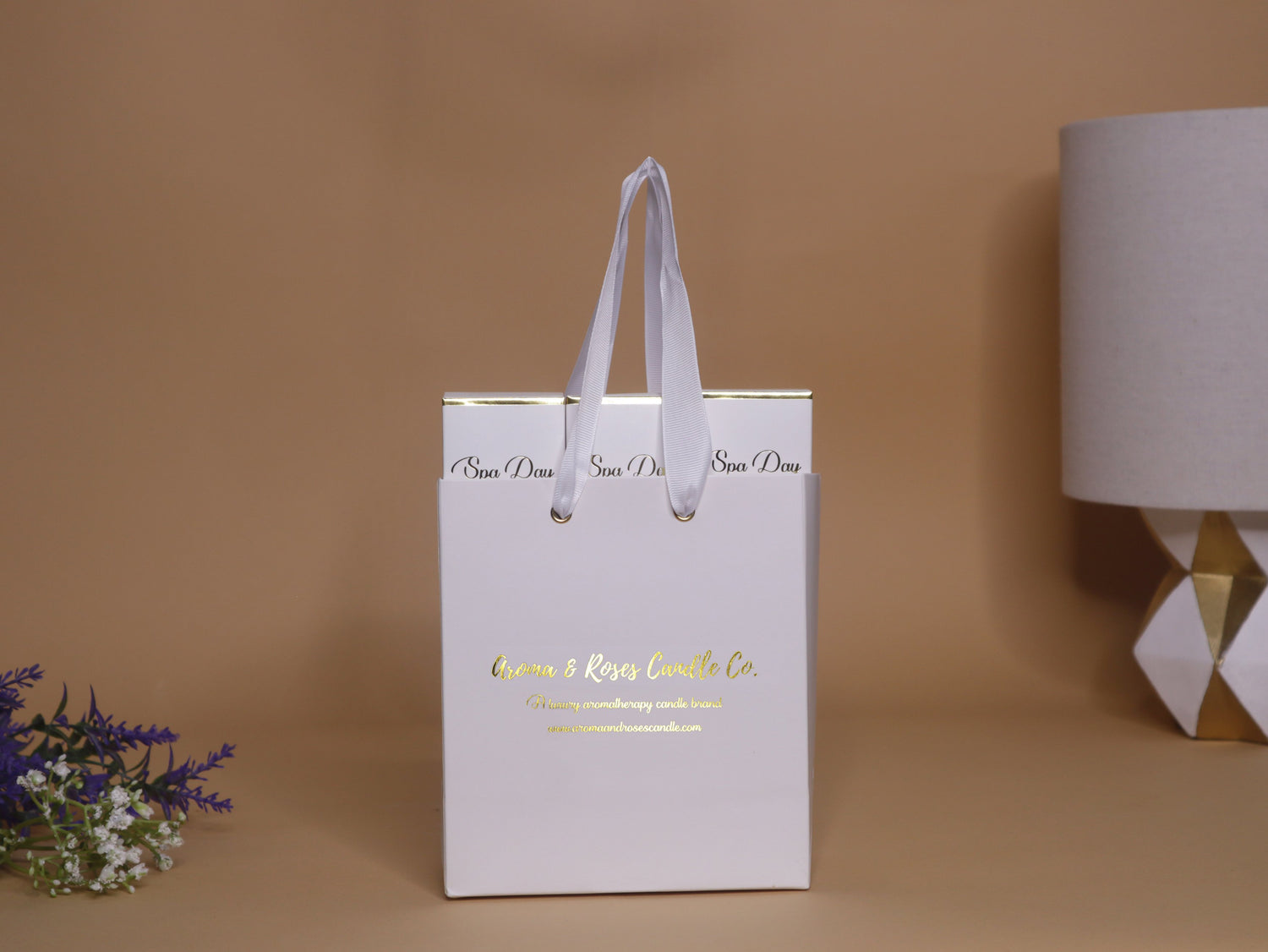 Luxury Gift Bag - aromaandrosescandle