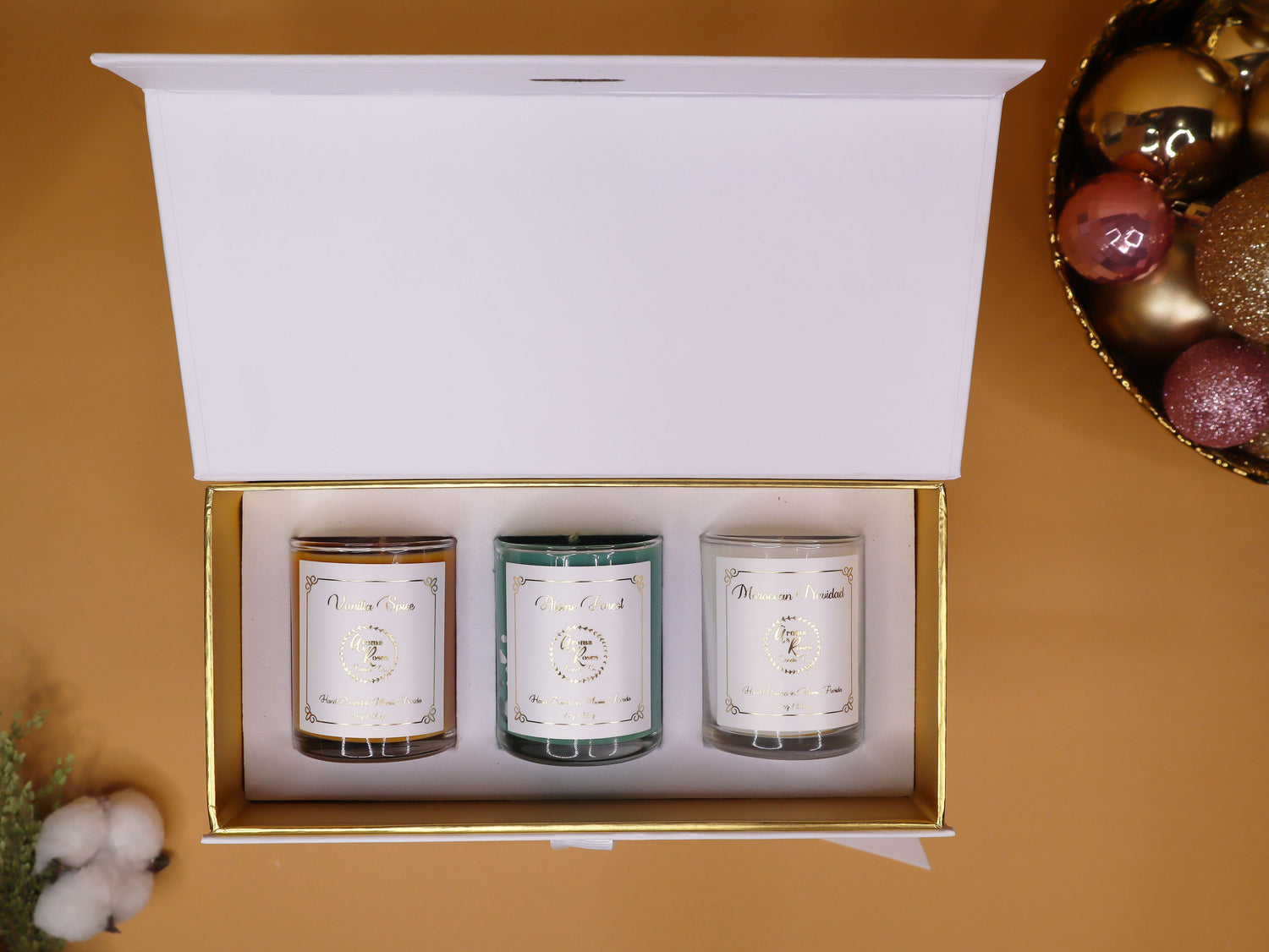 Holiday Collection Sample Gift Set Candles aromaandrosescandle 