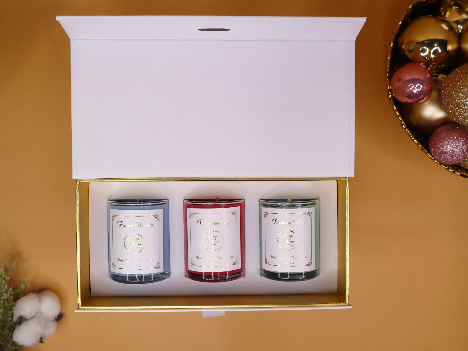 Holiday Collection Sample Gift Set Candles aromaandrosescandle 