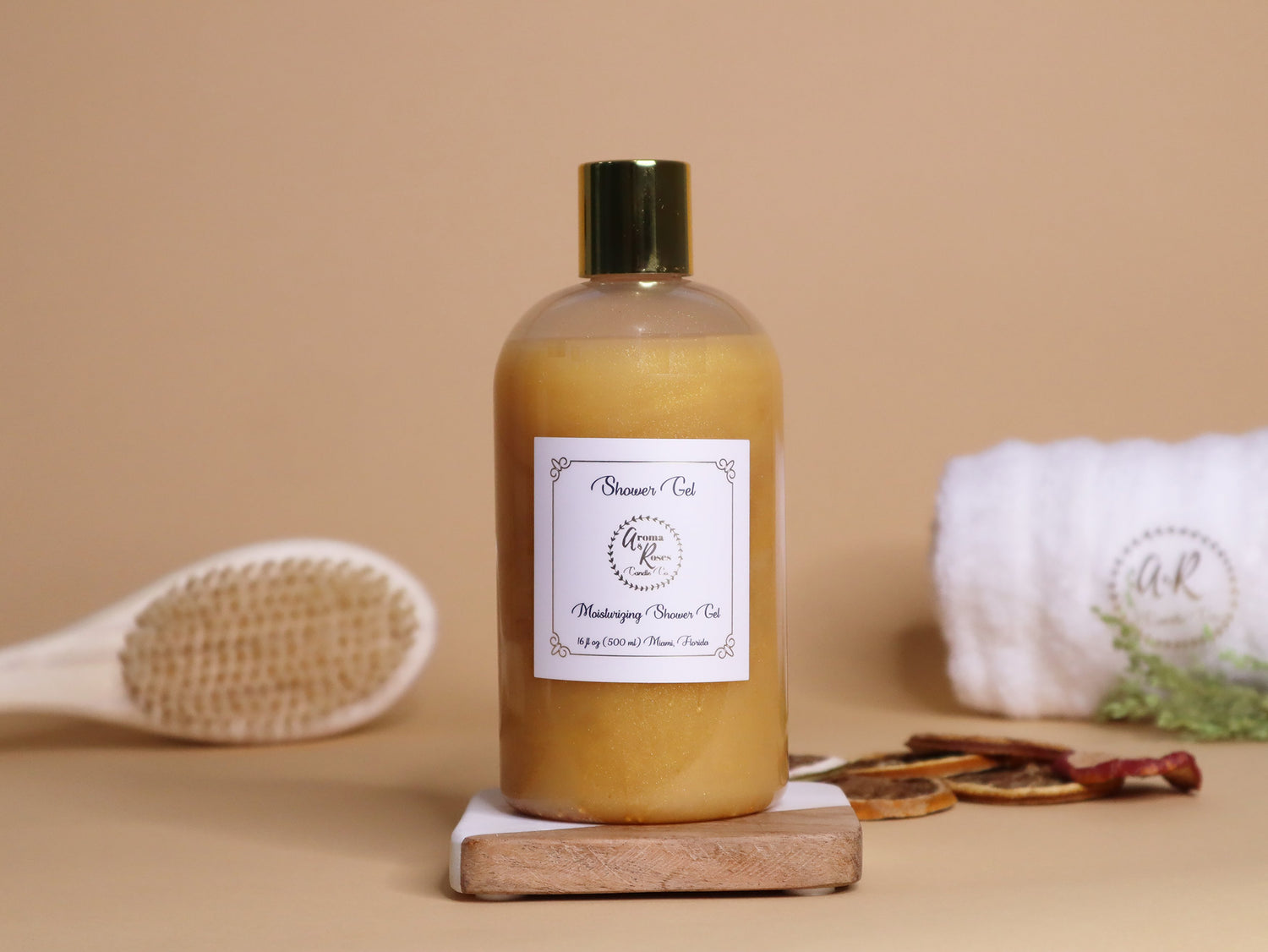 Shower Gel Gold Liquid Hand Soap aromaandrosescandle 