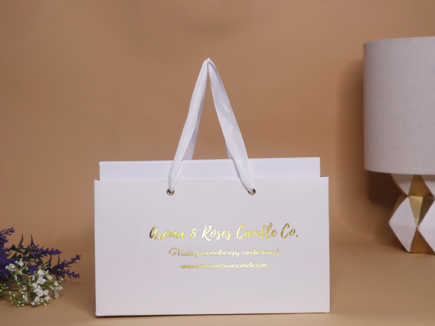 Luxury Gift Bag - aromaandrosescandle
