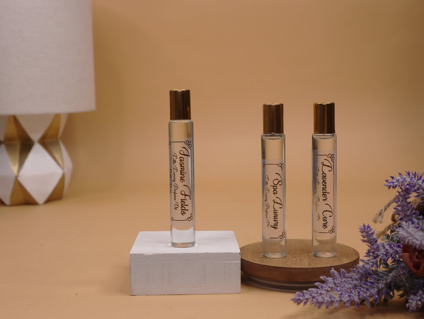 Little Luxury Perfume Oil Gift Set Fragrance aromaandrosescandle Florals 